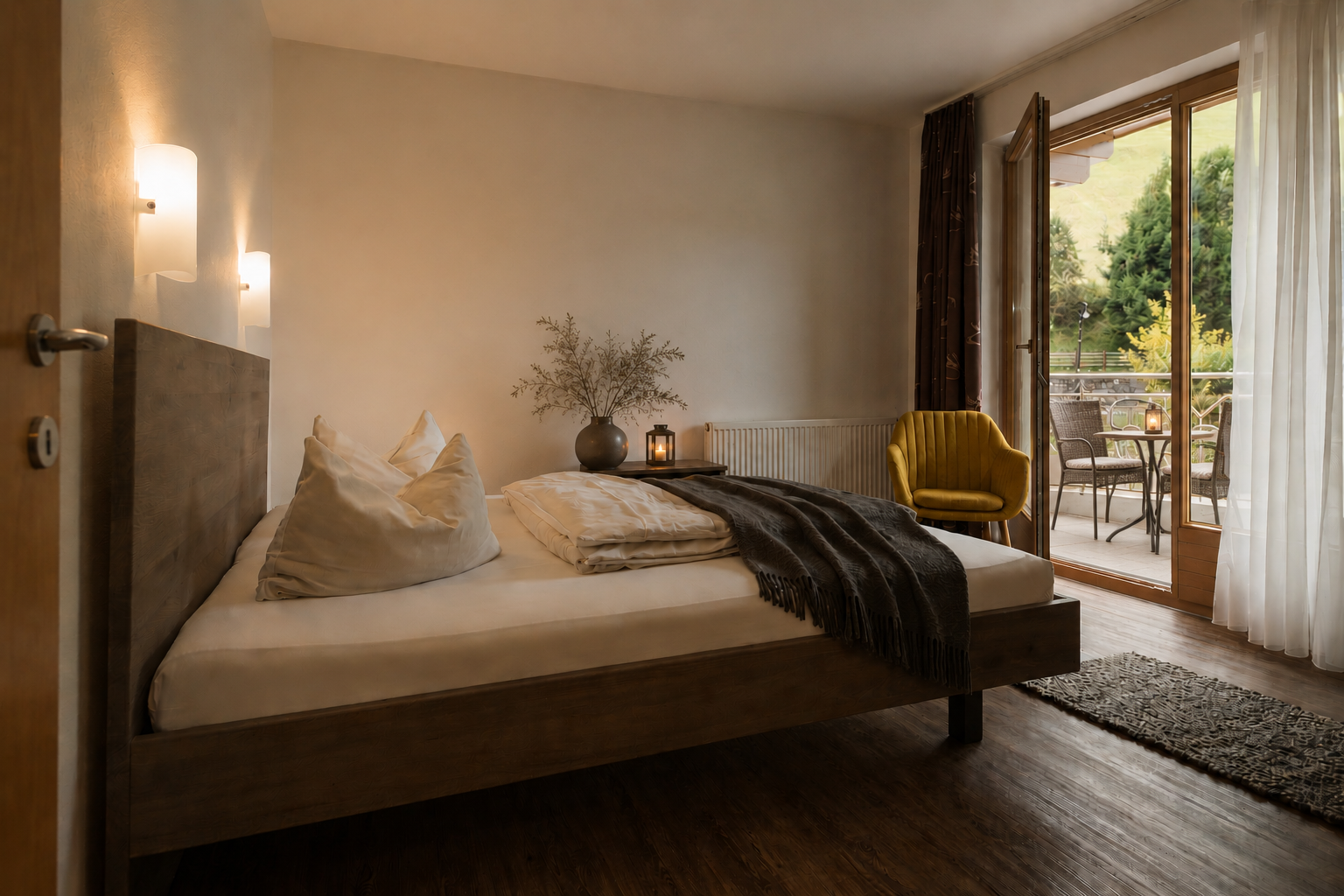 Großzügiges Schlafzimmer für Paare