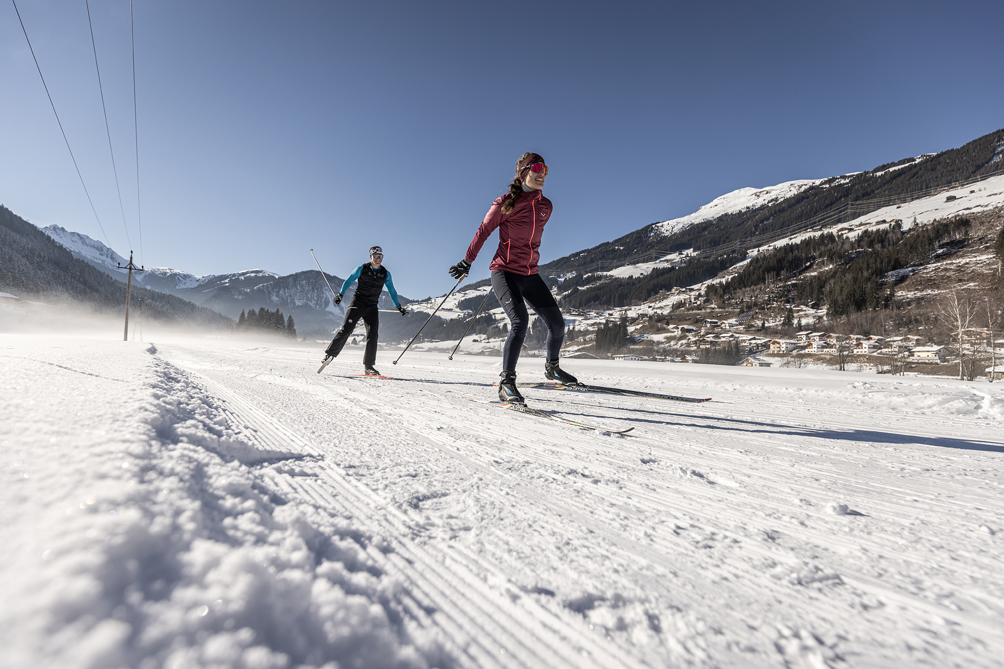 Langlaufen door de Zillertal Arena